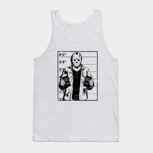 Jason Voorhees Mugshot Tank Top